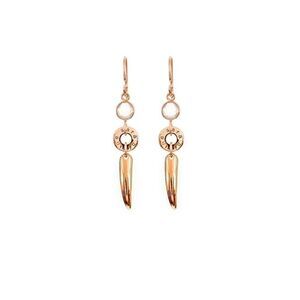Sara Blaine/eSBe Rose Gold Moon Earrings - NWT